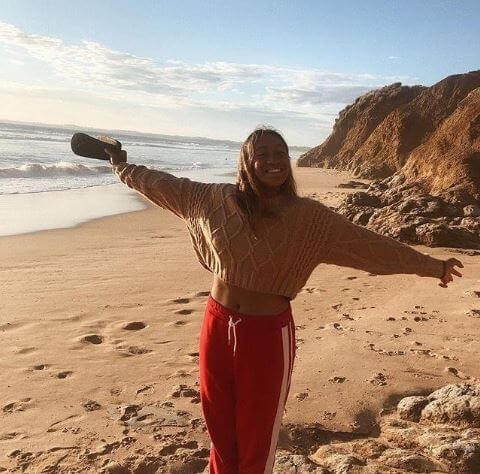Destanee Aiava having adventures in Phillip Island.